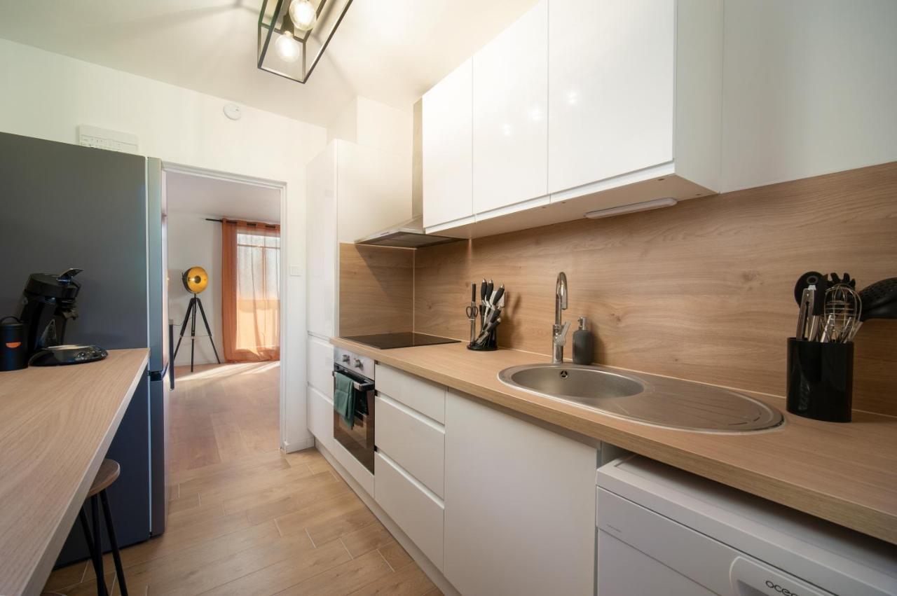 Grand Appartement 3 Chambres Avec Clim Et Balcon Marsilya Dış mekan fotoğraf