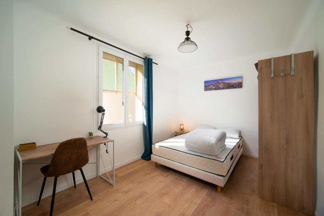 Grand Appartement 3 Chambres Avec Clim Et Balcon Marsilya Dış mekan fotoğraf