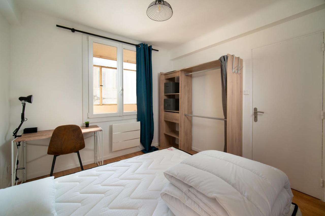 Grand Appartement 3 Chambres Avec Clim Et Balcon Marsilya Dış mekan fotoğraf