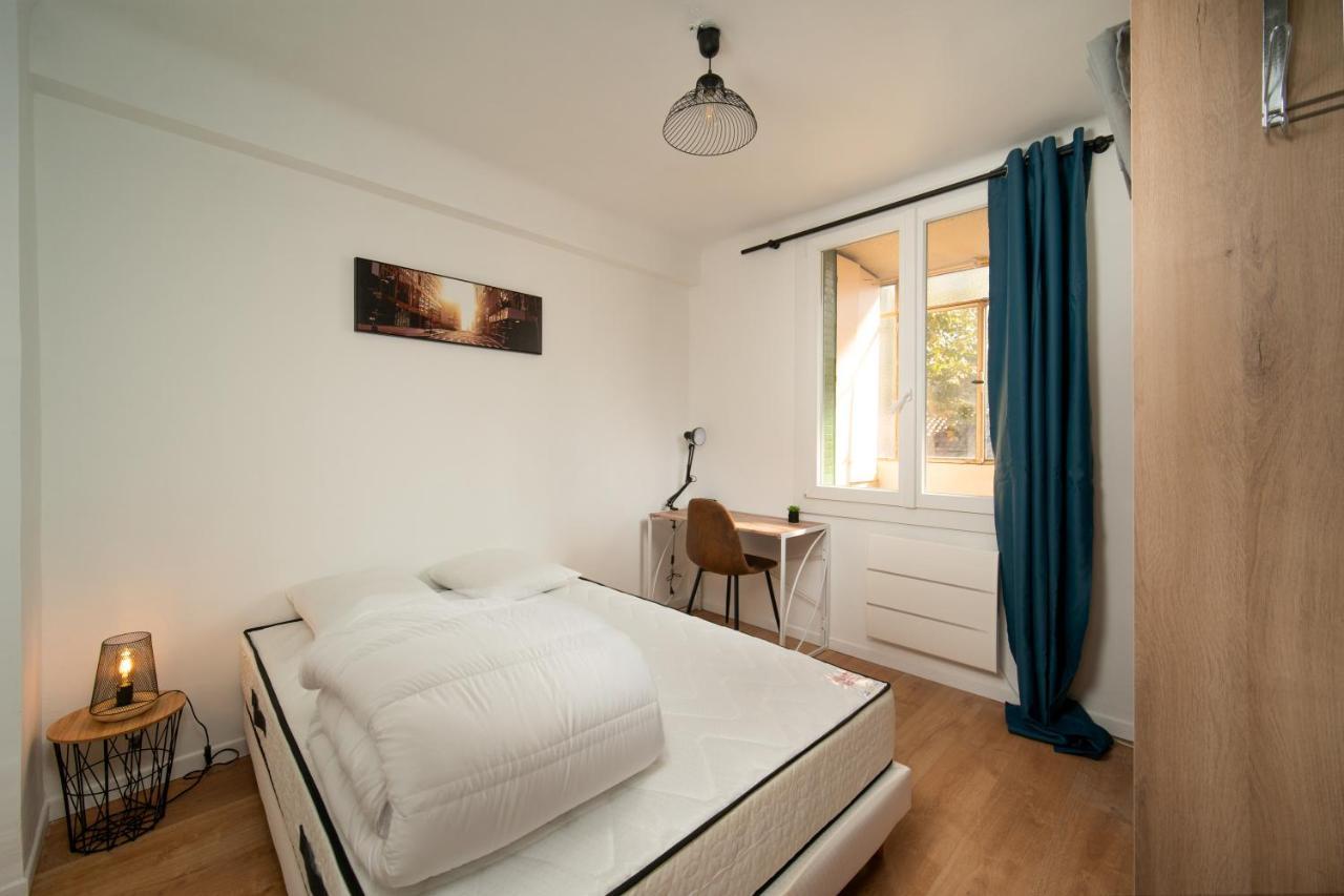Grand Appartement 3 Chambres Avec Clim Et Balcon Marsilya Dış mekan fotoğraf